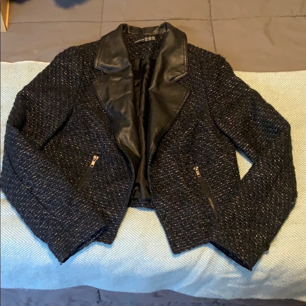 Navy blue and gold jacket